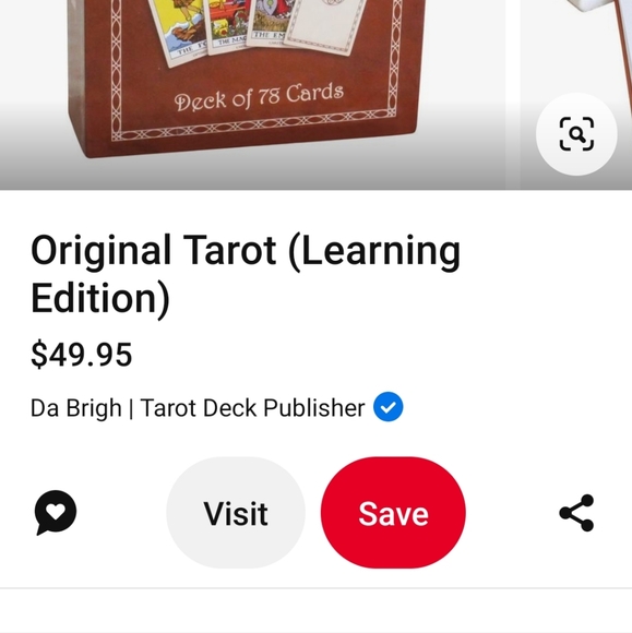 NIB ORIGINAL TAROT CARDS LEARNING EDITION - Picture 6 of 6